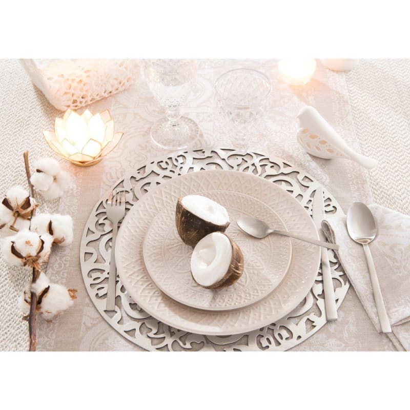 Verre à vin en verre motif géométrique transparent - miniature 3