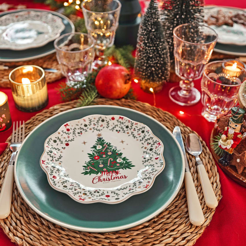 2 Plats Jaunes Maisons Du Monde – Pour Cake, Pizza, Tarte – Idée Cadeau De Noël