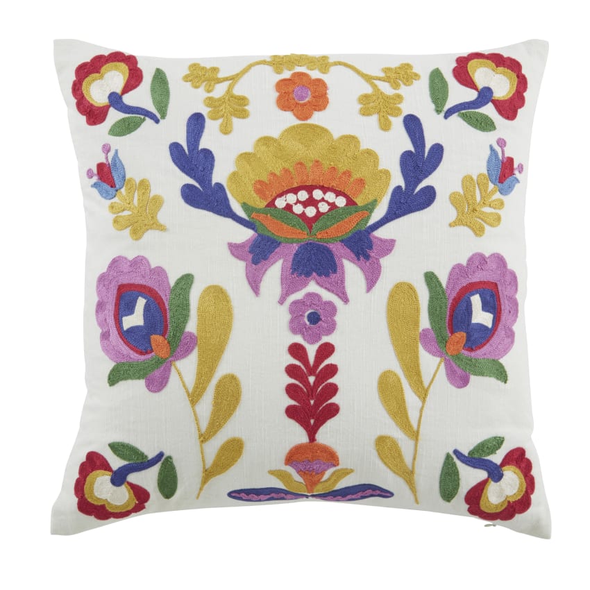 Taie d'Oreiller 45x45cm Motif Vert Rétro Avocat Années 60-70, Moderne
