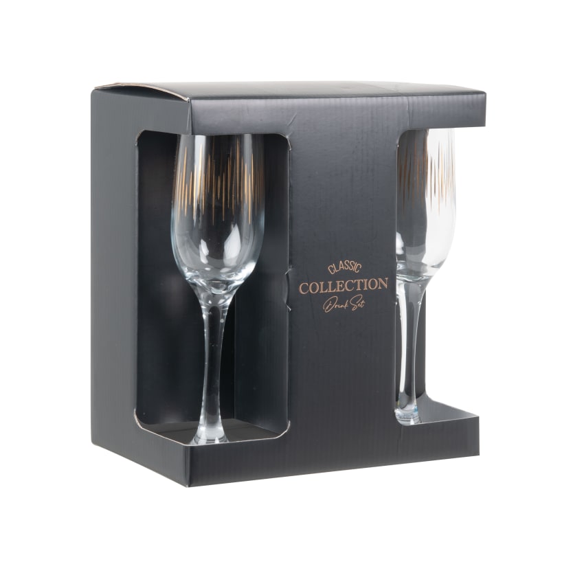 Aspen & Birch Set di 4 calici da champagne, bicchieri da champagne, bicchieri Mimosa, calici in cristallo di alta qualità, trasparenti, 6 oz, calici da champagne in vetro soffiato a mano