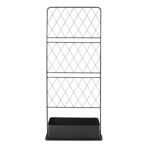 Maisons du Monde - Dauphine - Jardinera de metal negro Alt. 180 cm