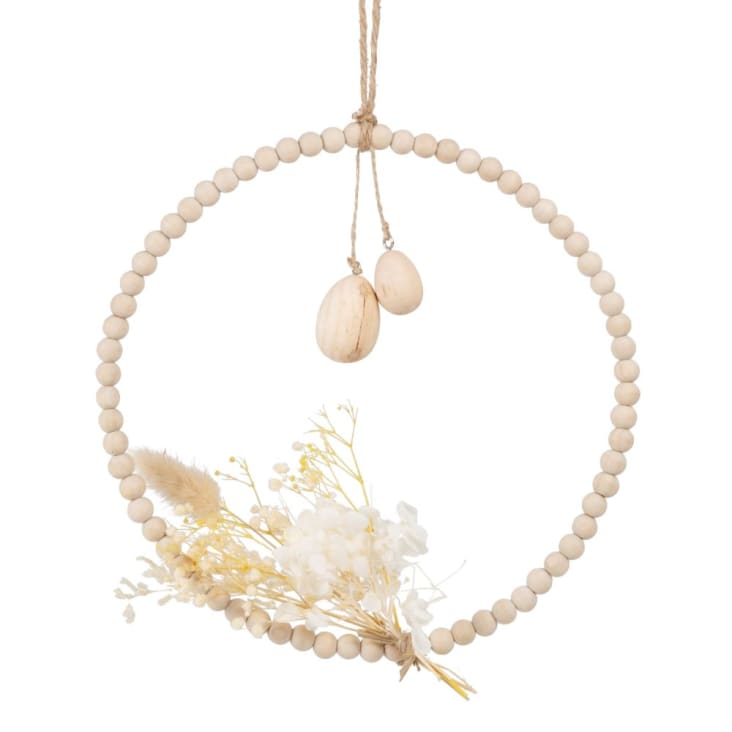 Corazón De Flores Secas Blanco – Regalo Moderno Y Delicado Para Mamá O San Valentín (hecho A Mano)