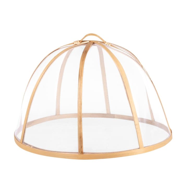 Relaxdays Cloche alimentaire, pour fruits et gâteaux, contre insectes, manger dehors, HxLxP
