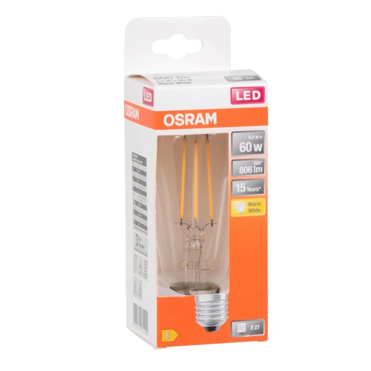 Lampadina LED E27 60 W chiara bianco caldo Osram Maisons du Monde