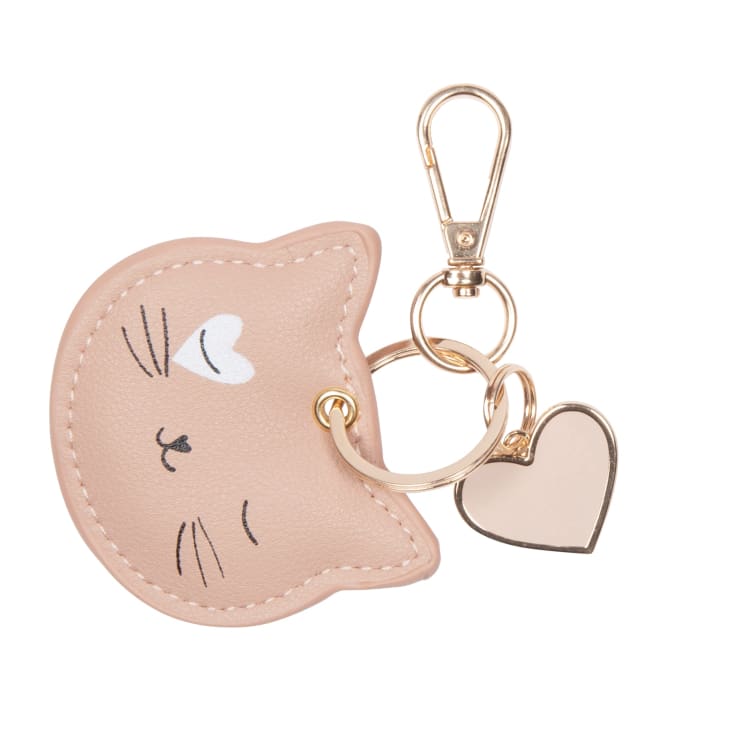 Portachiavi Gatto Bengala Ginger – Disegnato A Mano, Rotondo 37mm, Con Sacchetto Di Velluto, Prodotto In UK