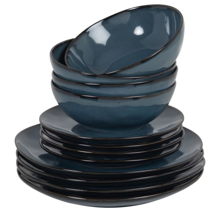 Excelsa 61804 pièces Service de Table, céramique, Multicolore, 18