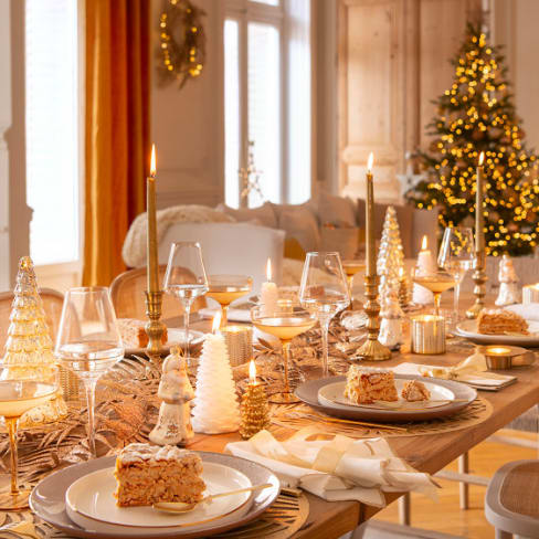 Alle unsere Deko-Ideen für eine Weihnachtstafel in natürlichem Stil | Maisons du Monde