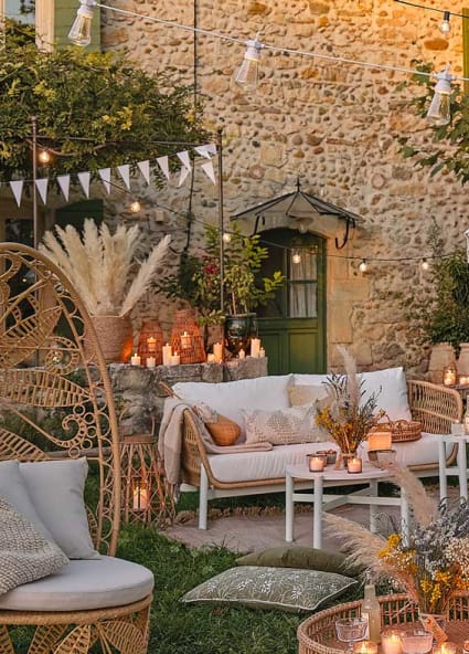 Nos idées déco pour un salon de jardin bohème | Maisons du Monde