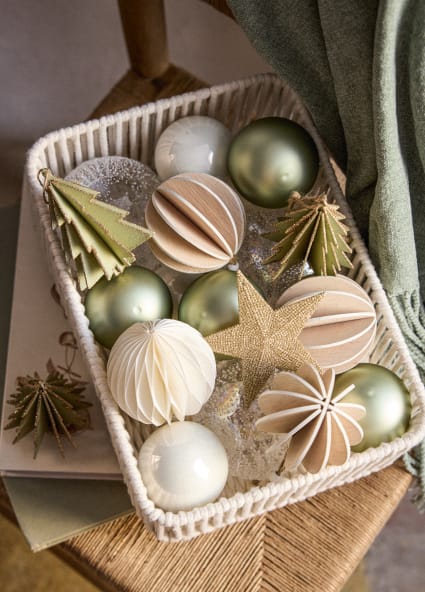 Boîte de rangement pour boules de Noël, boîte de rangement avec fenêtre transparente pour Boîte de rangement pour boules de Noël, boîte de rangement avec fenêtre transparente pour