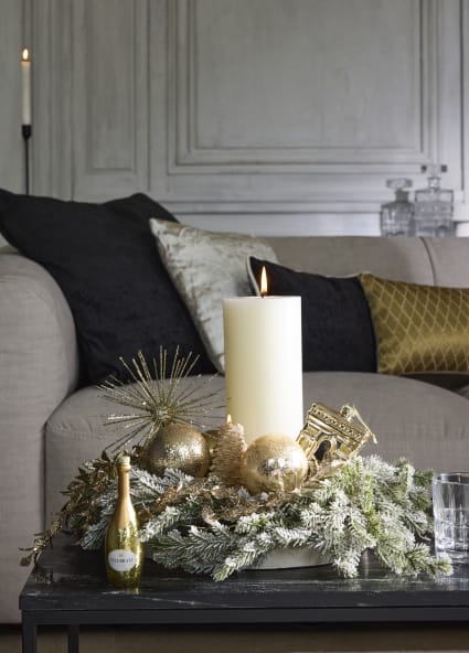 Maison De Noël En Bois Lumineuse - Décoration De Village Illuminé LED, Ambiance Chaleureuse - Pour Fenêtre, étagère, Bureau