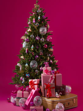Étoile De Sapin De Noël Amosfun - En Fer Pailleté Or Rose, 25 Cm, Décoration Pour Sommet De Sapin, Magasins, Bureaux