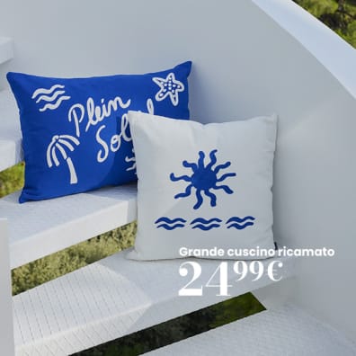 Homescapes Set di 2 tovagliette in cotone, bianco | Leroy Merlin