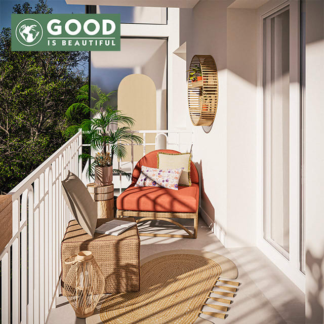 ¿Tienes poco espacio fuera? ¡Te ayudamos a decorar tu balcón!