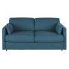 2/3-Sitzer-Schlafsofa zur gewerblichen Nutzung, petrolblau, Matratze 18cm (Begleitkissen nicht verkauft)