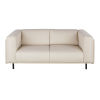 2/3-Sitzer-Sofa aus recyceltem Polyester, beige