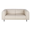 2/3-Sitzer-Sofa aus recyceltem Polyester, beige