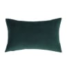Almofada em veludo verde-esmeralda 30x50