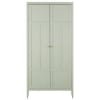 Armario ropero con 2 puertas verde claro