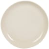 Assiette plate en céramique beige