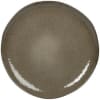 Assiette plate en céramique vert kaki