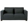Ausziehbares 3-Sitzer-Sofa, anthrazitgrau, Matratze 6 cm