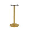 Base per tavolo alto professionale in metallo color ottone, A 100 cm
