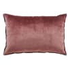 Cuscino in velluto rosa antico 60x40 cm