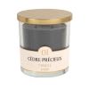 Bougie parfumée gris foncé en verre H11, 400g