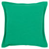 Capa de almofada em algodão reciclado texturizado verde 40x40