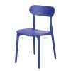 Chaise en polypropylène bleu