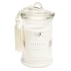 Vela en vaso blanca perfume vainilla 15 cm de alto, 265g