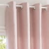 Cortina de ojales  tejido jacquard rosa pálido 130x300 - la unidad
