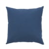 Cuscino da esterno in cotone blu 45x45 cm