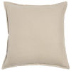 Cuscino in lino lavato beige 45x45cm