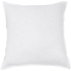 Cuscino in lino lavato bianco 60x60 cm