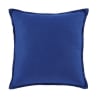 Cuscino in lino lavato blu indaco 45x45 cm