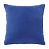 Cuscino in lino lavato blu indaco 60x60 cm
