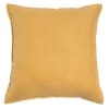 Cuscino in lino lavato giallo 45x45 cm