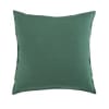 Cuscino in lino lavato verde basilico 60x60 cm