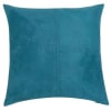 Cuscino in suédine blu di Sassonia 40x40 cm