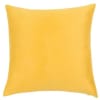 Cuscino in suédine giallo limone 40x40 cm