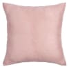 Cuscino in suédine rosa 40x40 cm