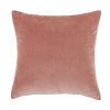 Cuscino in velluto rosa antico 45x45 cm