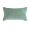 Cuscino in velluto verde tiglio 30x50 cm