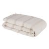 Decke aus gewebter, recycelter Baumwolle, beige, 240x220cm