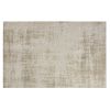Ecru en beige jacquard geweven vintage tapijt 200 x 290 cm