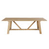 Eettafel voor 10-12 personen van gerecycleerd grenenhout - 240 cm