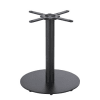 Tischfuß für gewerblich nutzbaren Tisch, mattschwarzer Stahl, H60cm