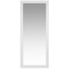 Espelho de madeira de paulownia branco 80x190