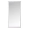 Espelho de madeira de paulownia branco 90x180